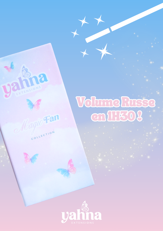 Du volume russe en 1h30 ? Découvrez les cils W Magic fan - YAHNA